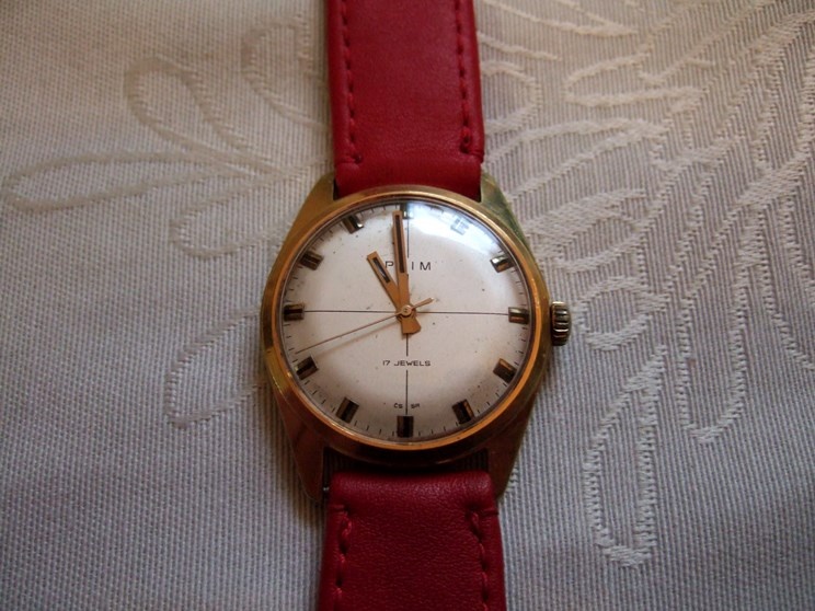 hodinky POLJOT a PRIM, stojan na vreckové hodinky - 6