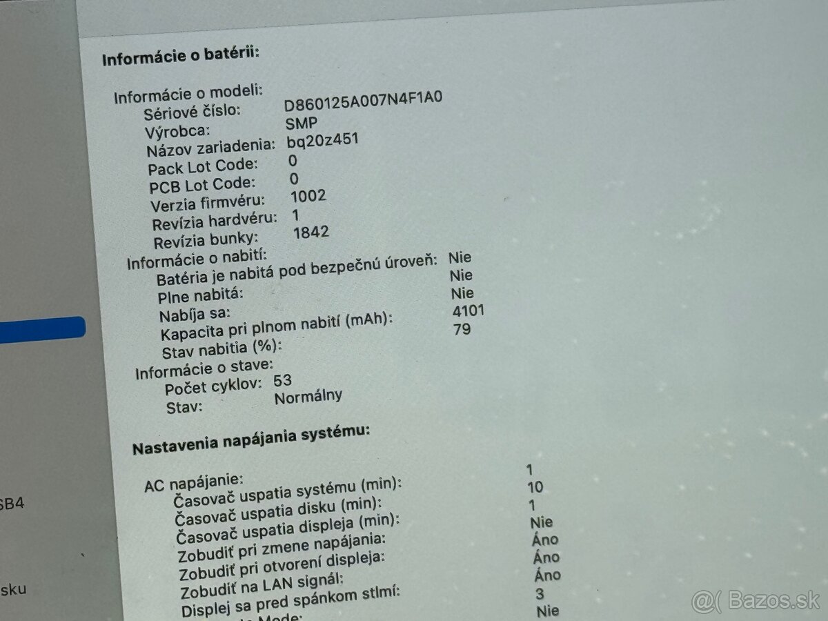 Apple Macbook Air 13" (2020) i3, 8gb, 256gb - 6