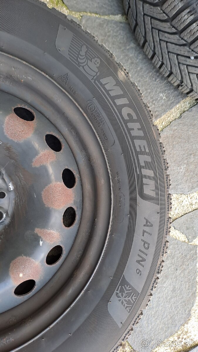 Zimné pneumatiky 15" na plechových diskoch Fiat Tipo - 6