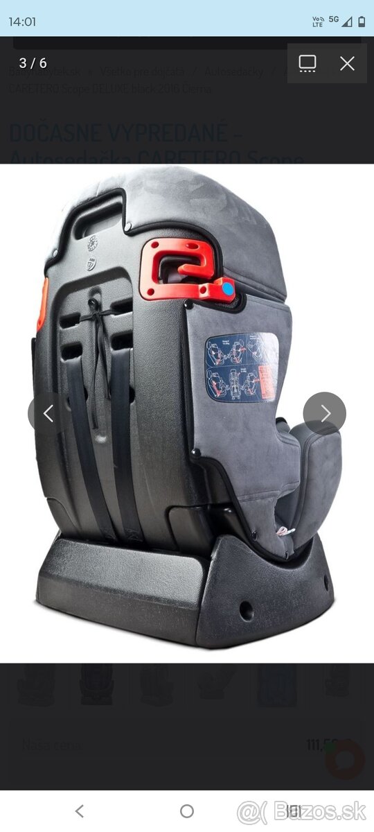 Detská autosedačka SCOPE - 6