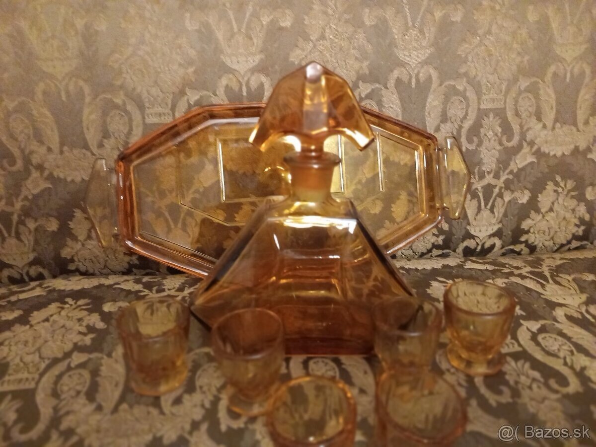 Likérová súprava - art- deco - 6