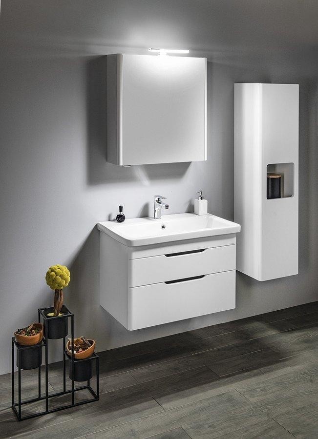 Kúpeľňová skrinka s umývadlom a batériou - 6