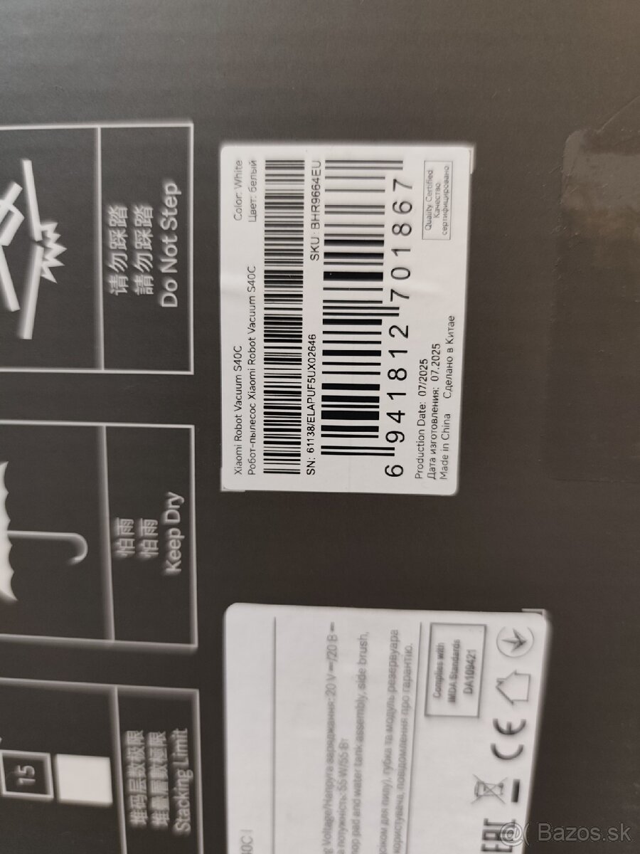 Robotický vysávač Vacuum Xiaomi S40C - 6