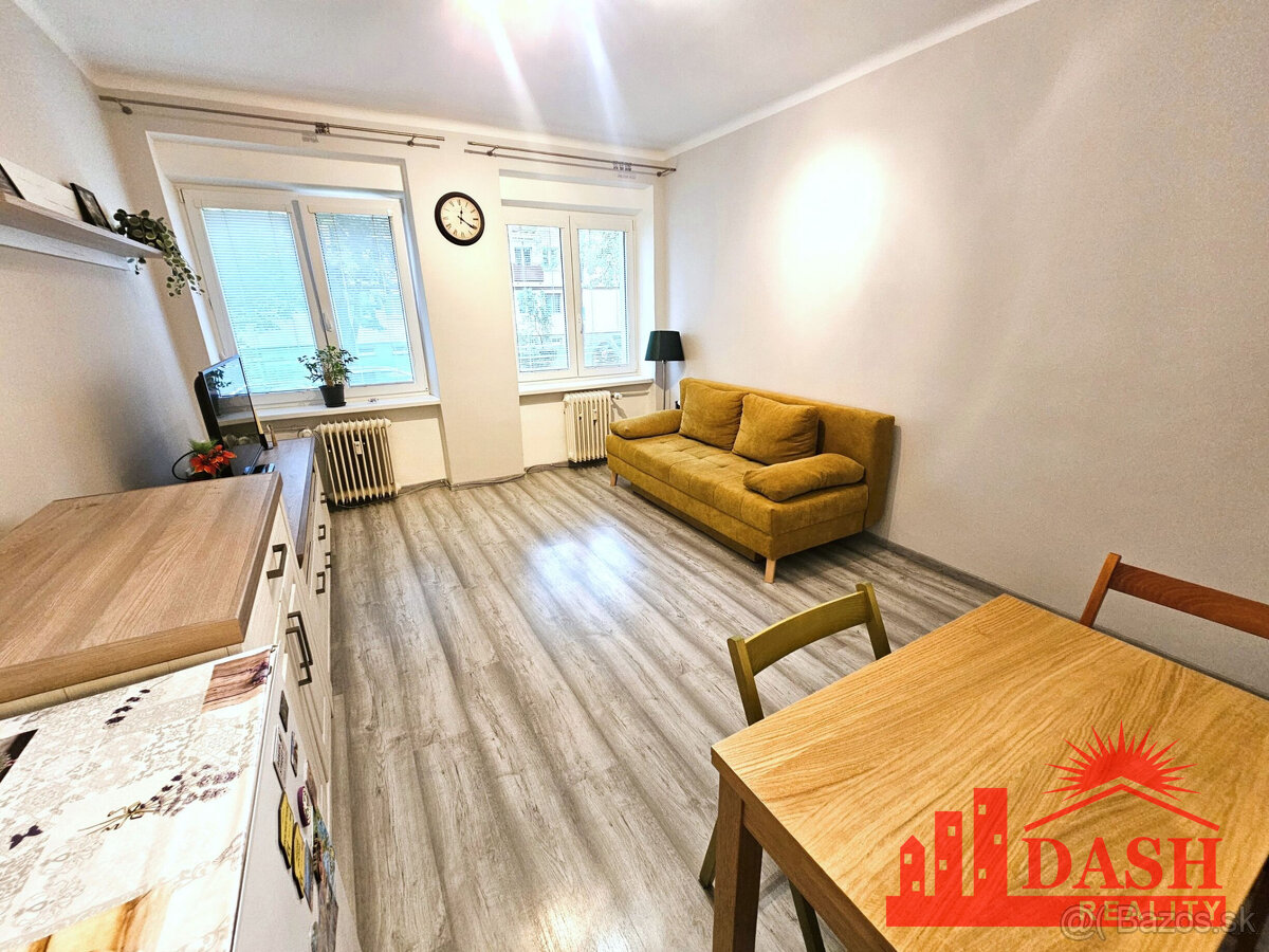 Na predaj 1 izbový byt prerobený na 2 izbový, Trenčín, ul. 2 - 6