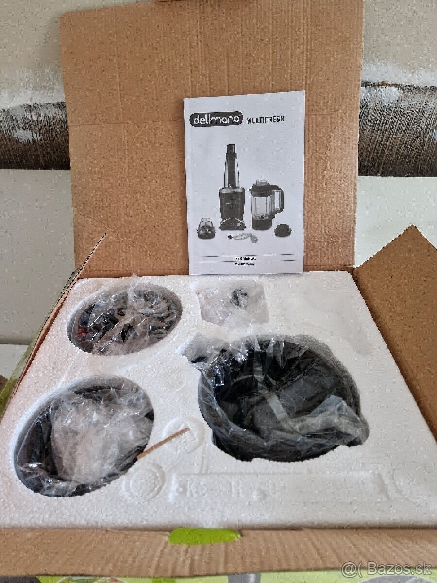 Uplne novy nepouzity mixer Delimano MultiFresh 6v1. - 6
