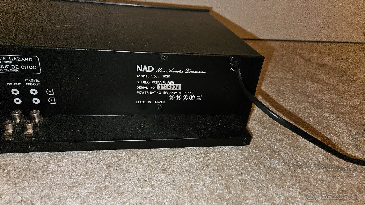 Vintage NAD 1020 predzosilňovač - 6