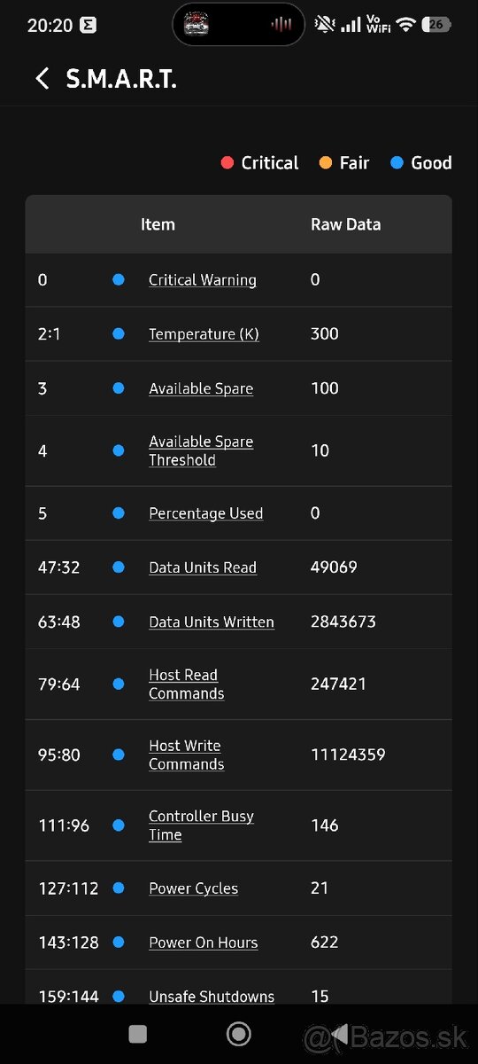 Externý disk SSD Samsung P7 2TB - 6