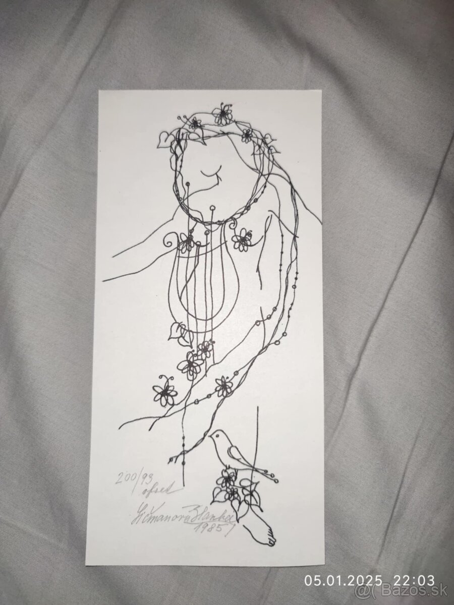 obrazy - litografia od autorky Blanka Ličmanová - 6