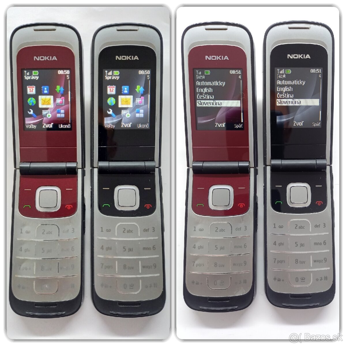 NOKIA 2720 Fold Véčko Red & Black Top - 6