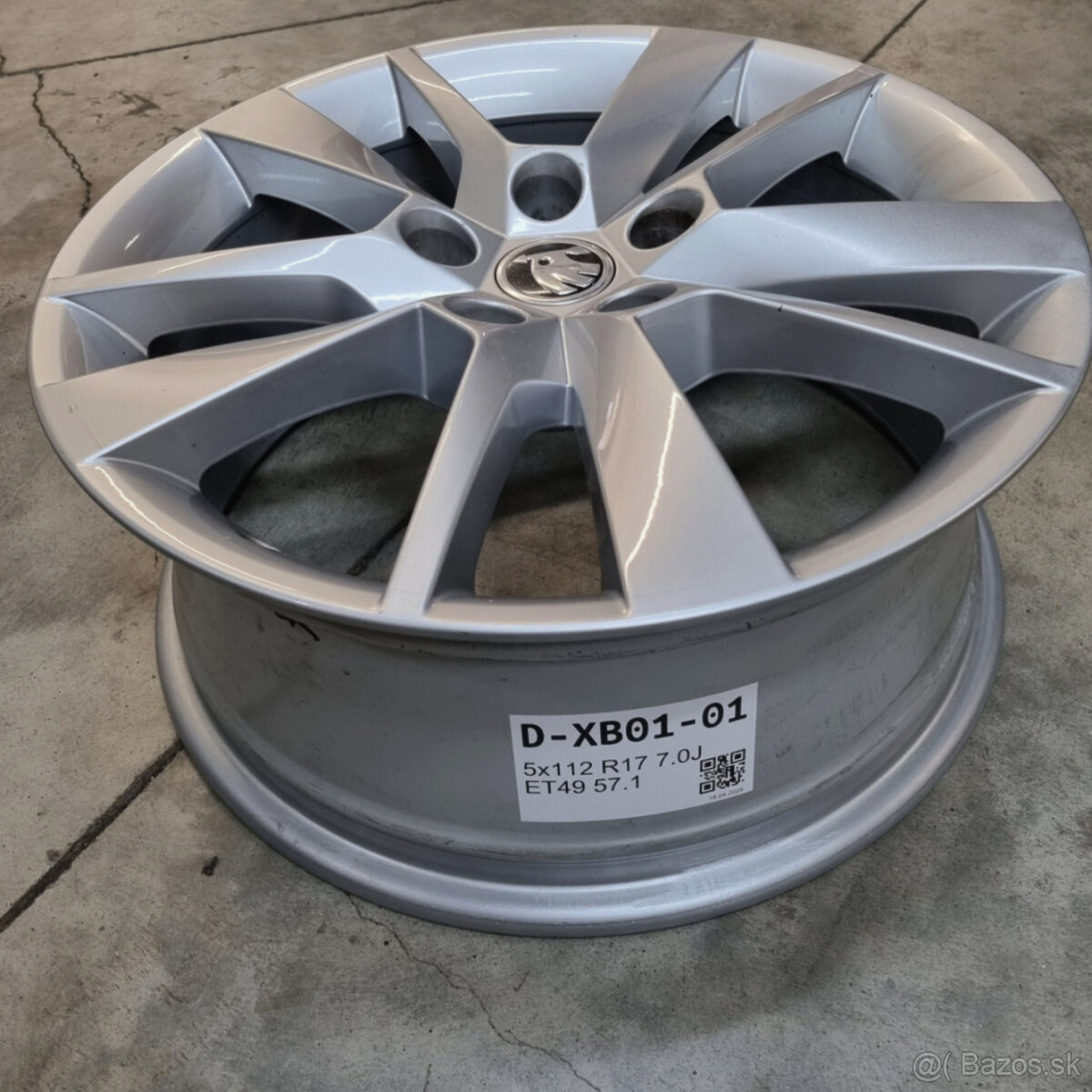 Hliníkové disky 5x112 R17 7J ET49 - 6
