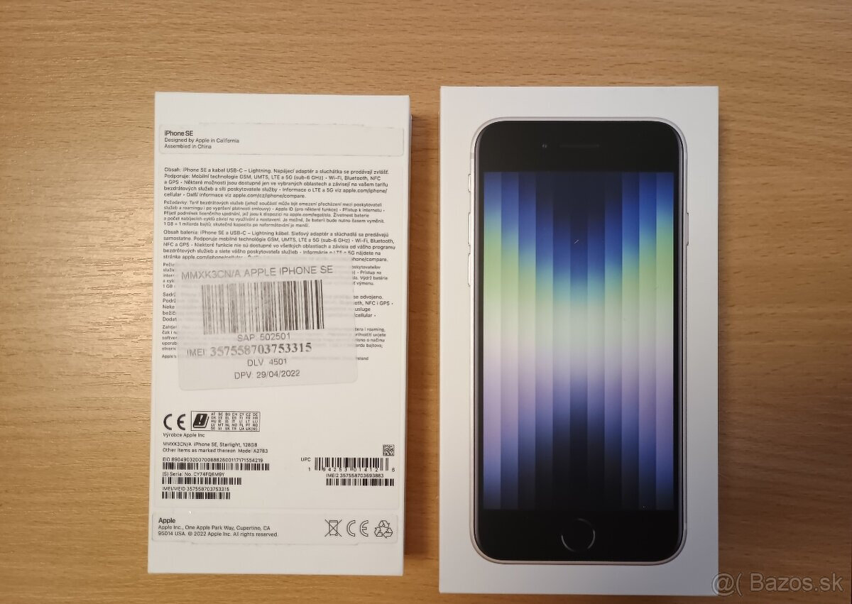 Apple iPhone SE 2022 5G 128gb TOP STAV - 6