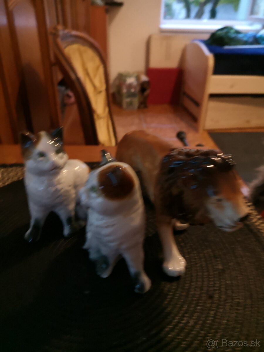 porcelánové sošky zvířat - 6