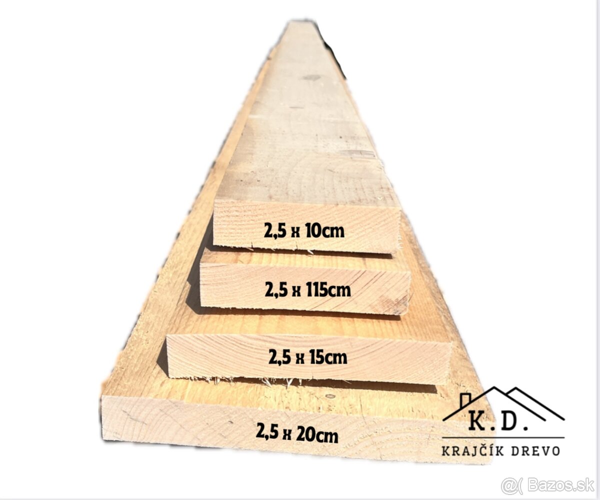 OSB dosky, stavebné rezivo, tatransky profil, KVH - 6