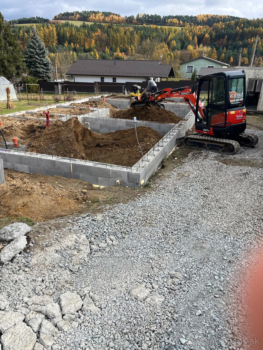 Zemné a výkopové prace minibagrom - 6