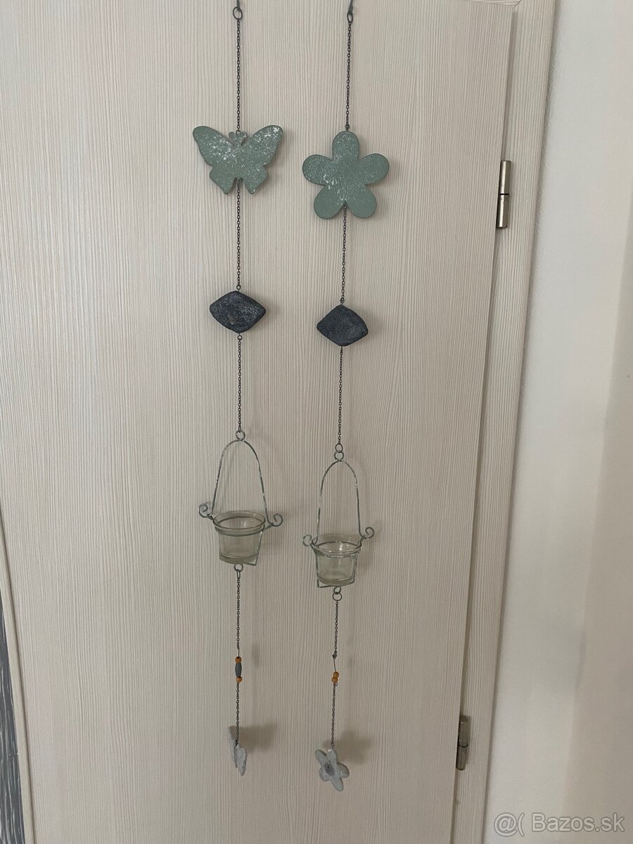 Závesné dekorácie na čajové sviečky - 6