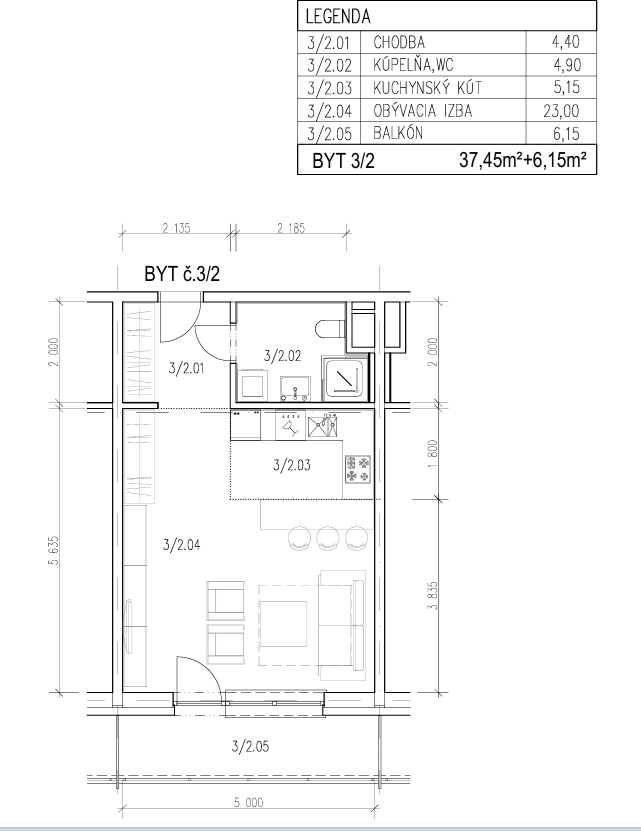 Na prenájom 1i byt v Stupave. Bez provízie. - 6