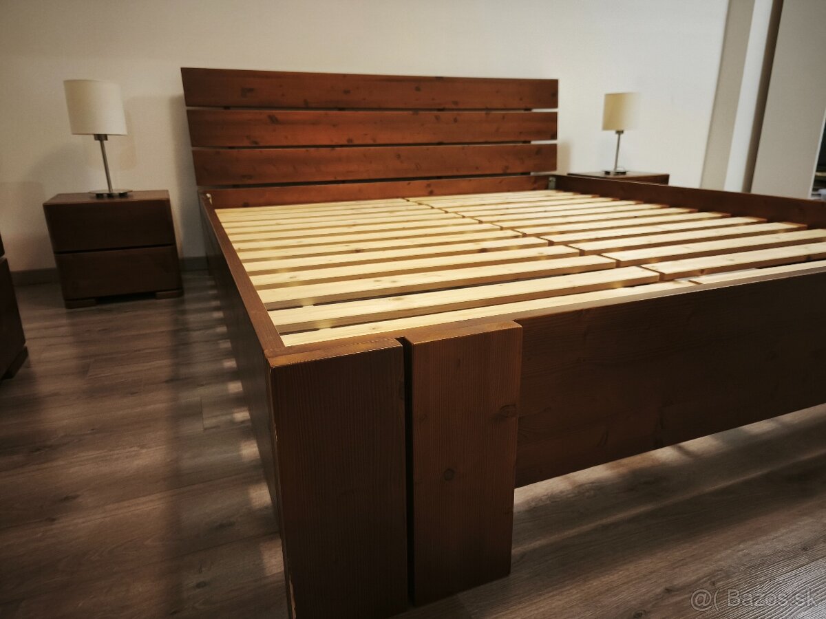 predam postel, komodu a nocne stoliky z masivu - 6