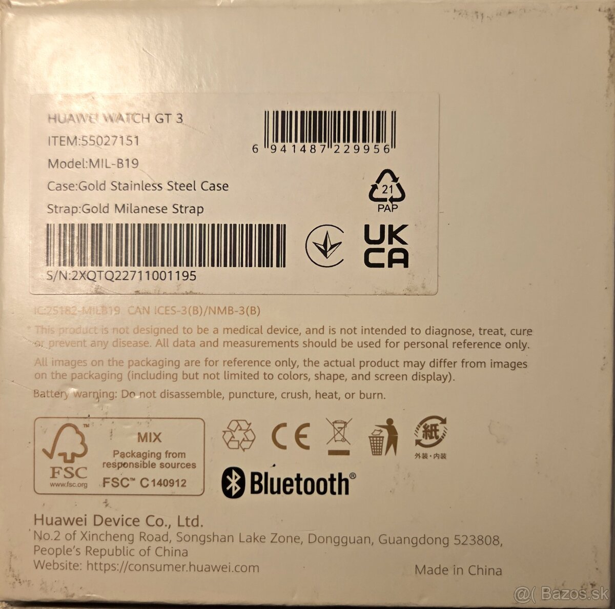 Huawei Watch GT 3 – 42 mm (zlaté) - 6