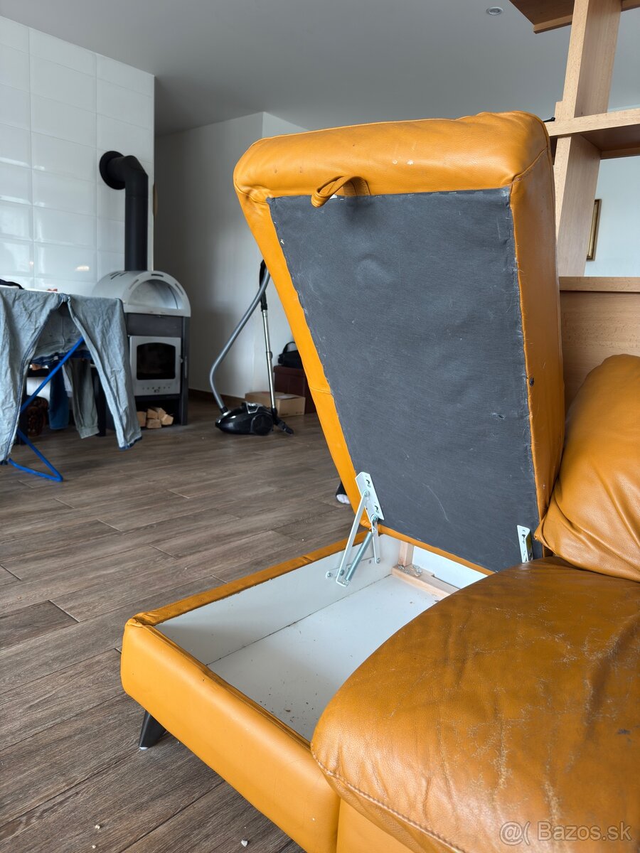 Predám kožený rohový gauč - 6