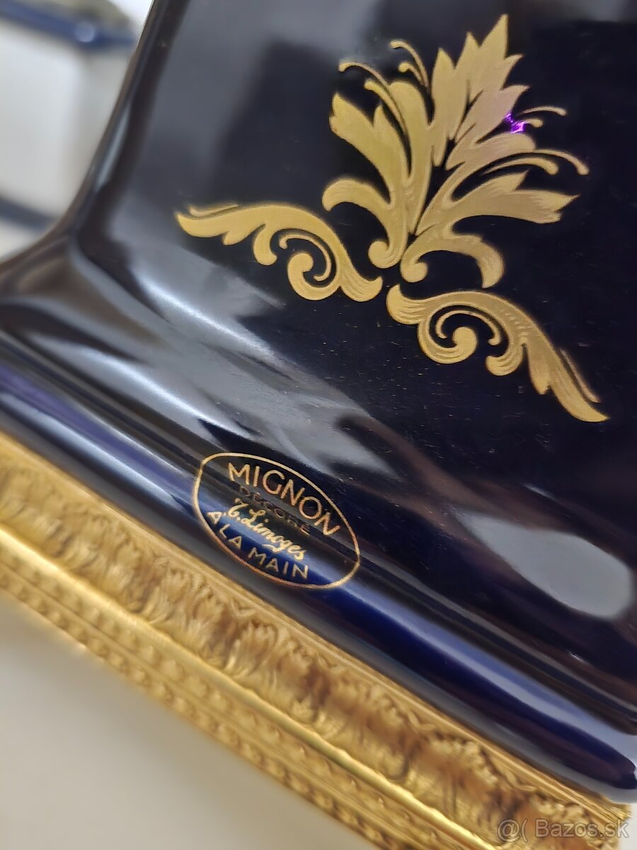 Krbove hodiny a svietniky limoges. - 6