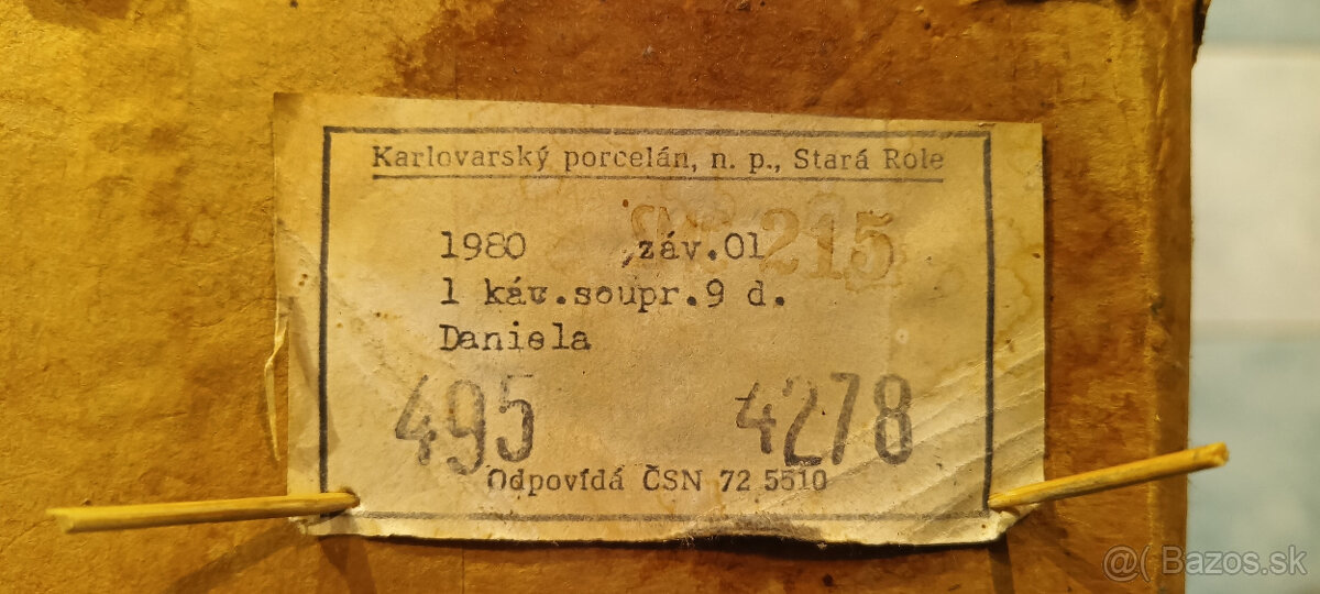 Porcelánová čajová súprava - 6