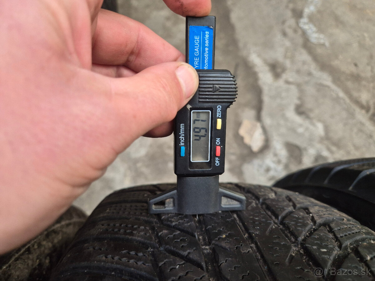 215/65 r17 zimné 4 ks BRIDGESTONE dezén 5,4 - 5 mm - 6