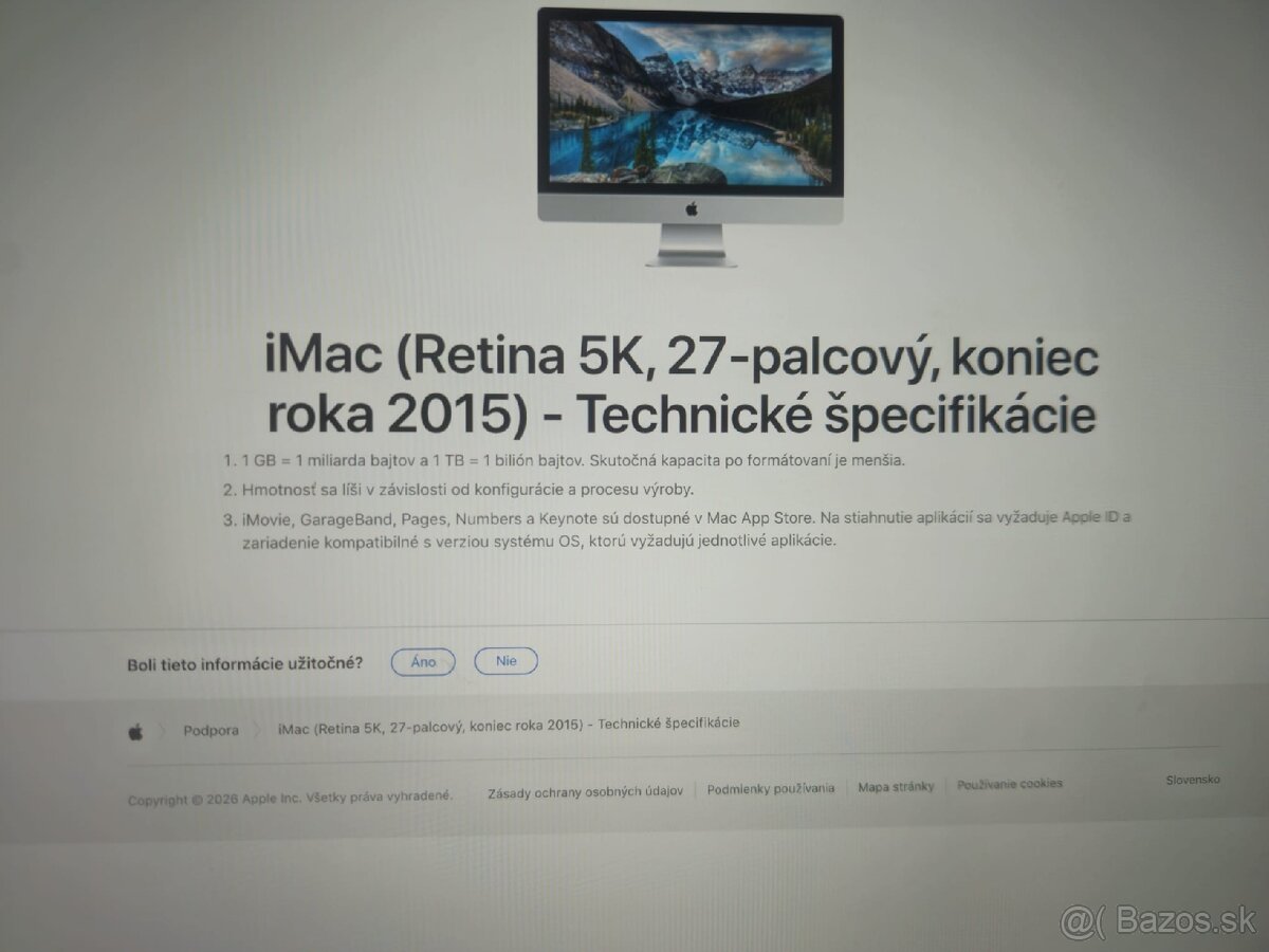 iMac 27" late 2015, 5K Retina - 6