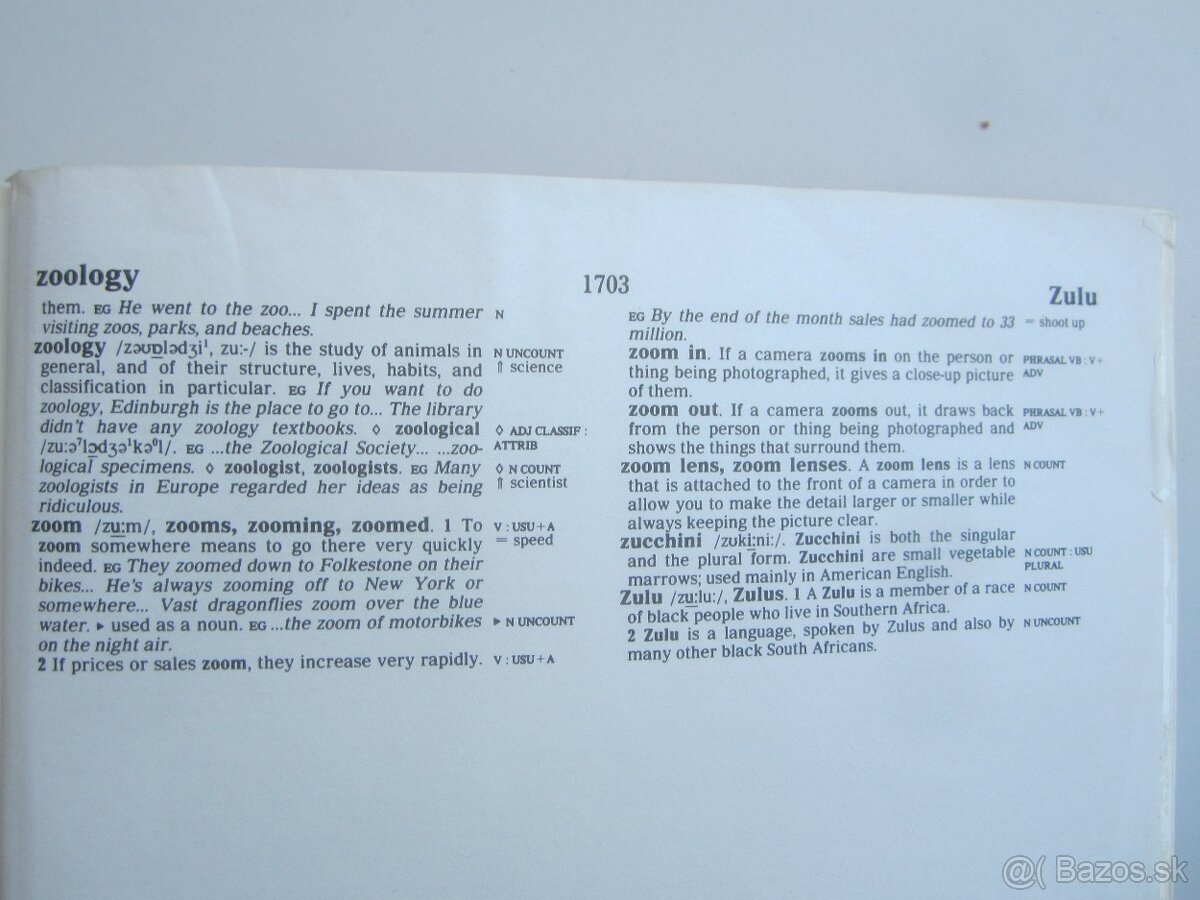 Anglický jazykový slovník - 6