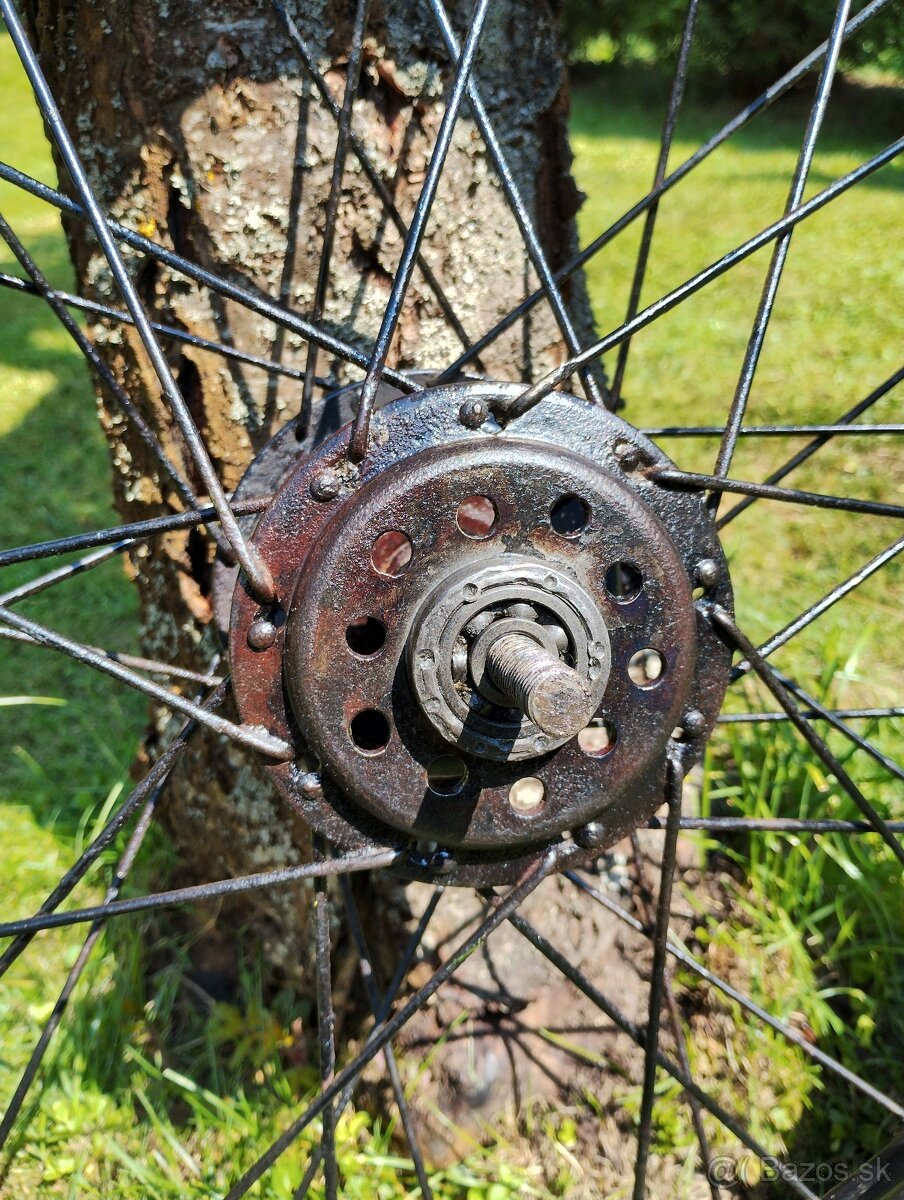 Predám originálne patinové koleso ČZ 98 ccm + brzd - 6