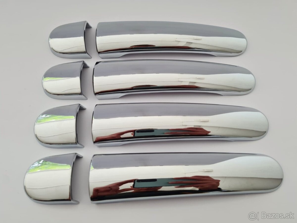 Chromové krytky klučiek ŠKODA VW SEAT - 6