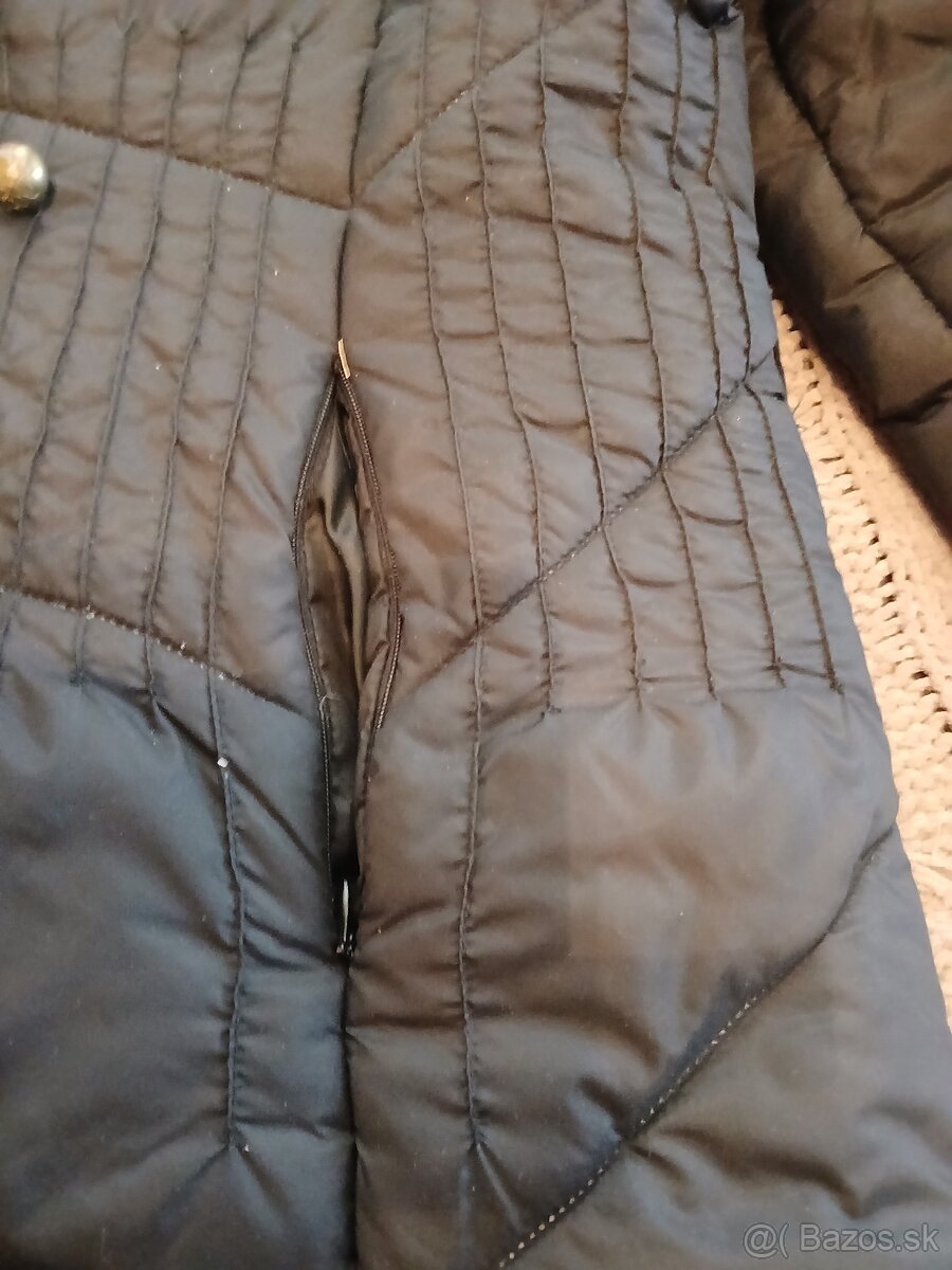 Dámska čierna dlhá bunda Dromedar - 6