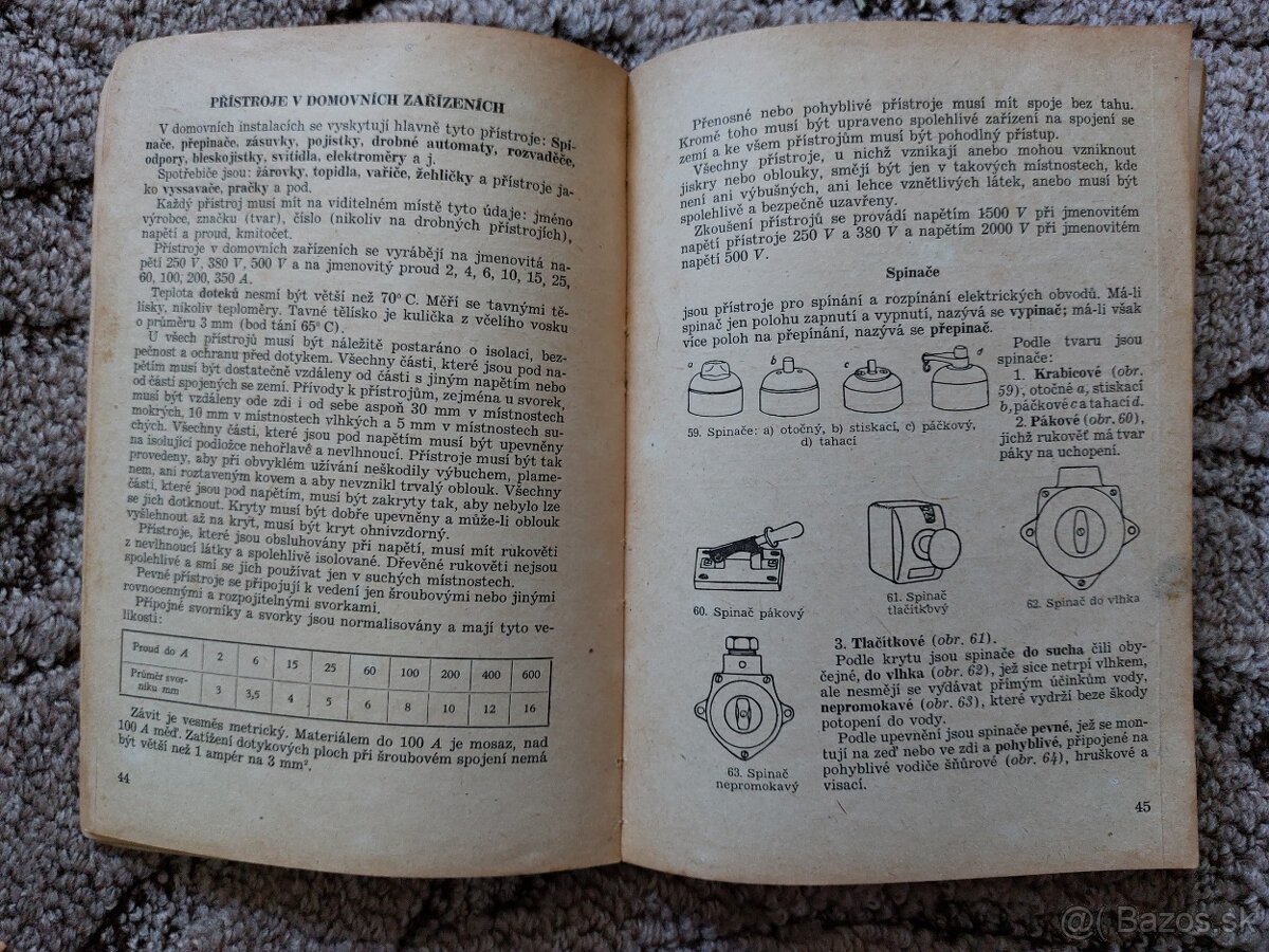 Elektrotechnika pro II. ročník, r.1954 - 6