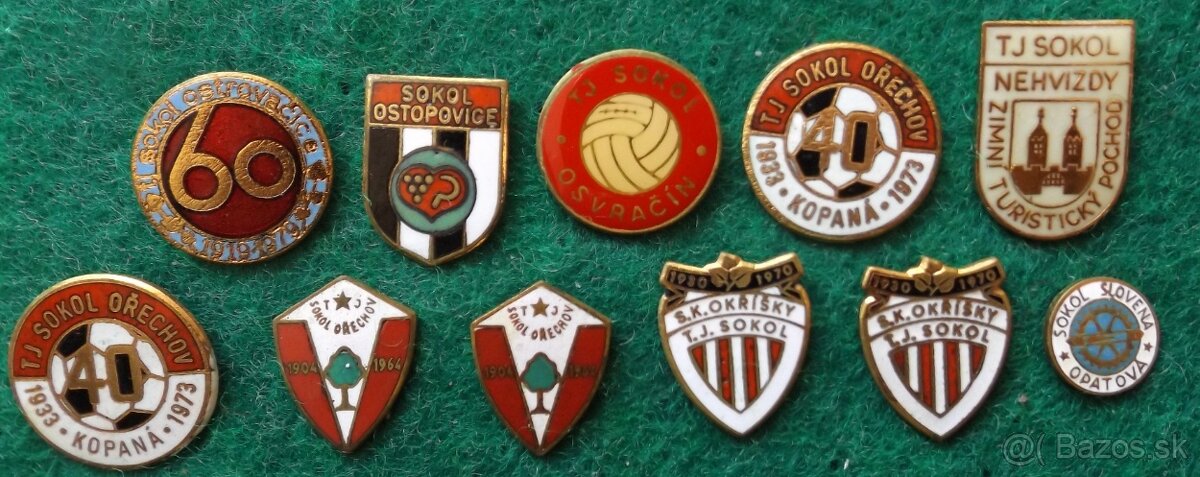 športové odznaky - SOKOL, prevážne fotbal - 6