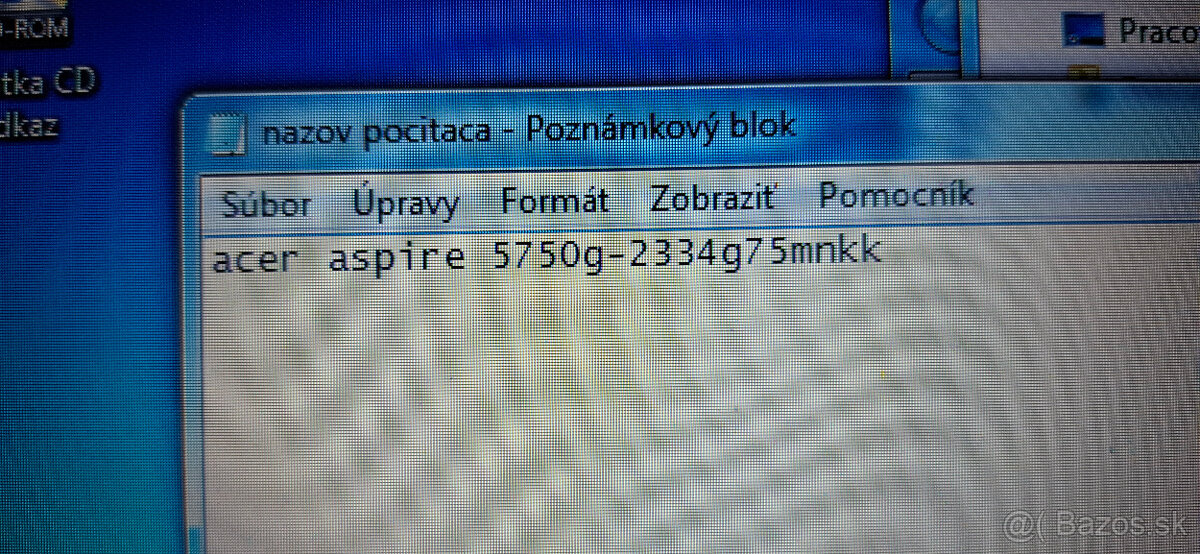 Predam notebook Acer - 6