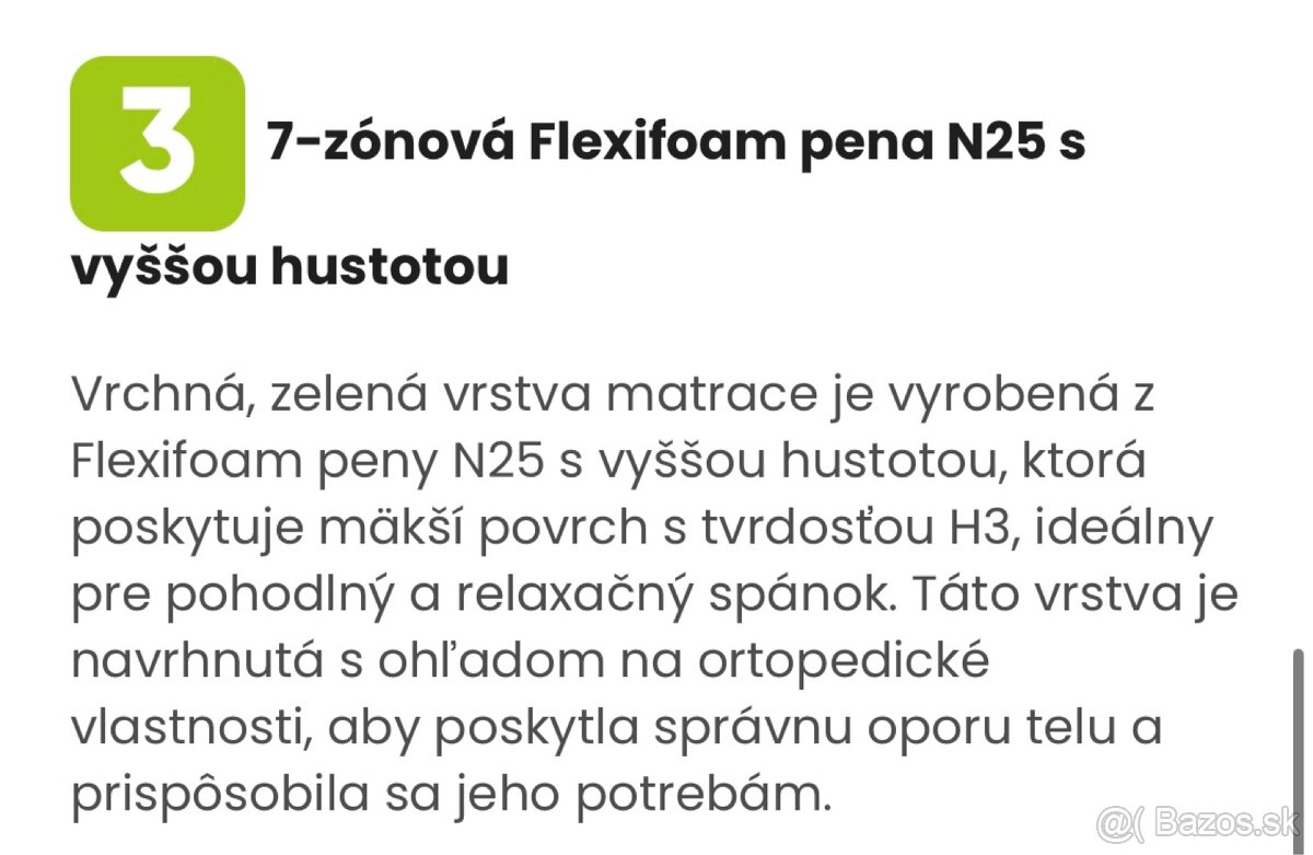 Obojstranný matrac 180x200 - 6