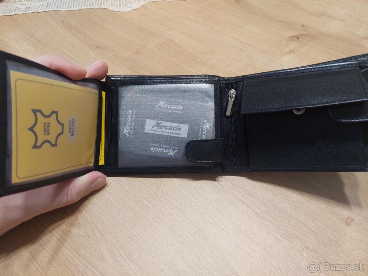 Čierna peňaženka MERCUCIO - 6