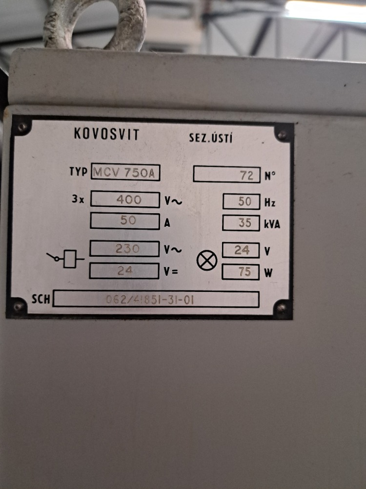 CNC centrum Kovosvit MAS MCV 750A - 6