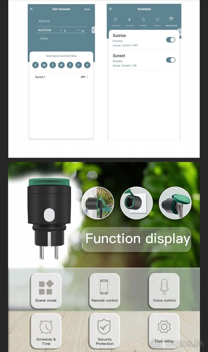 Smart zásuvka WIFI vonkajšia - 6