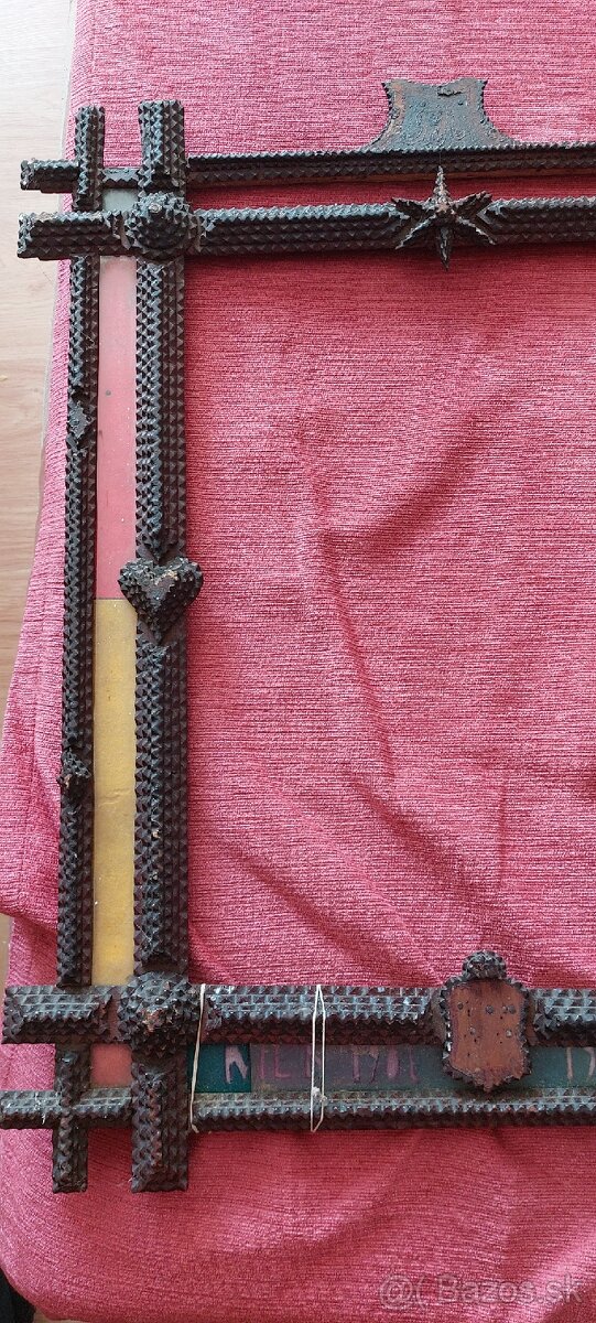 Starý rám a foto RakuskaUhorska - 6