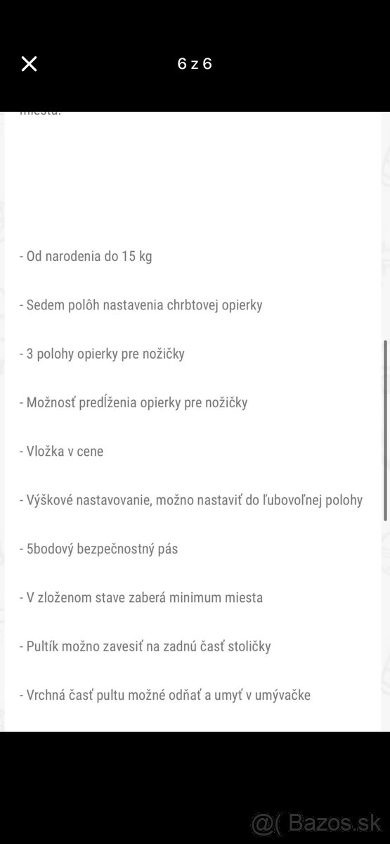 Jedalenska Stolička Zopa Ivolia - 6