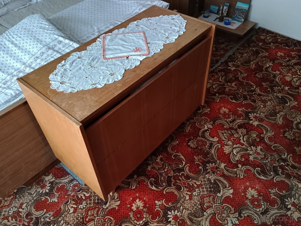 Predám retro nábytok spálna + obývačka - 6