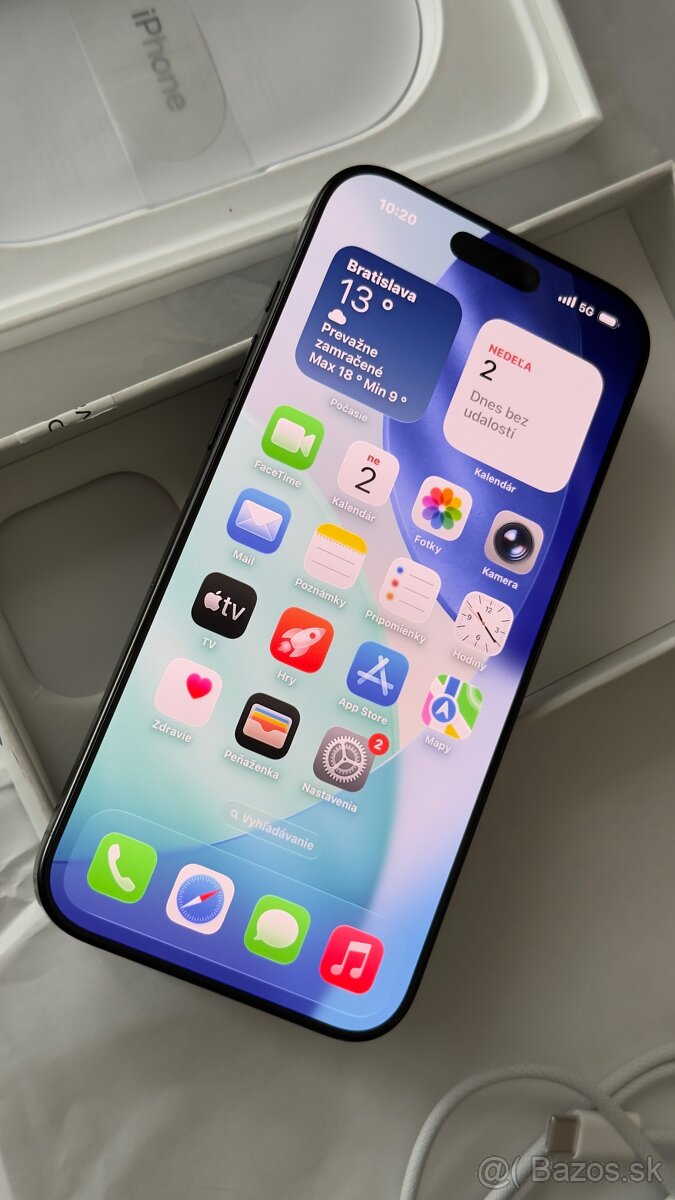 NEPOUZIVANY iPhone 16 Pro Max 256GB Black Titanium - 6