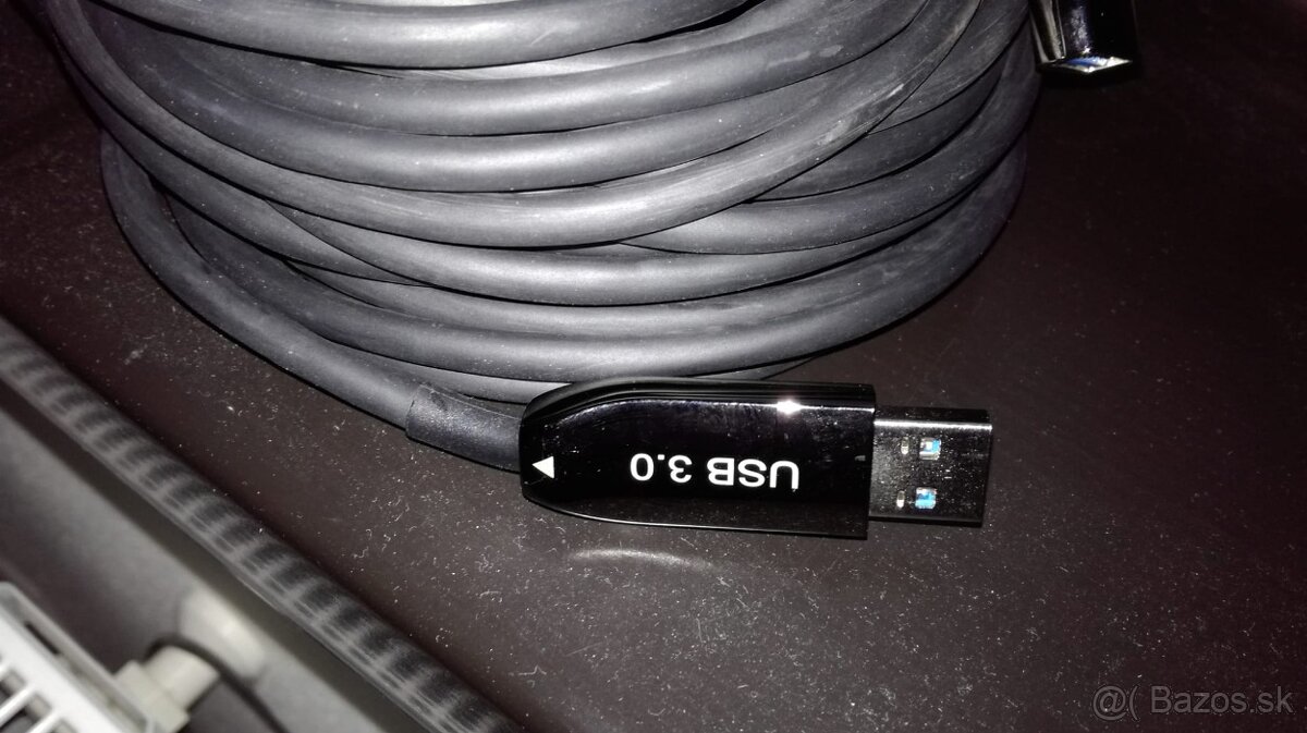 NOVY 20 m PremiumCord USB 3.0 predlžovací optický AOC kábel - 6