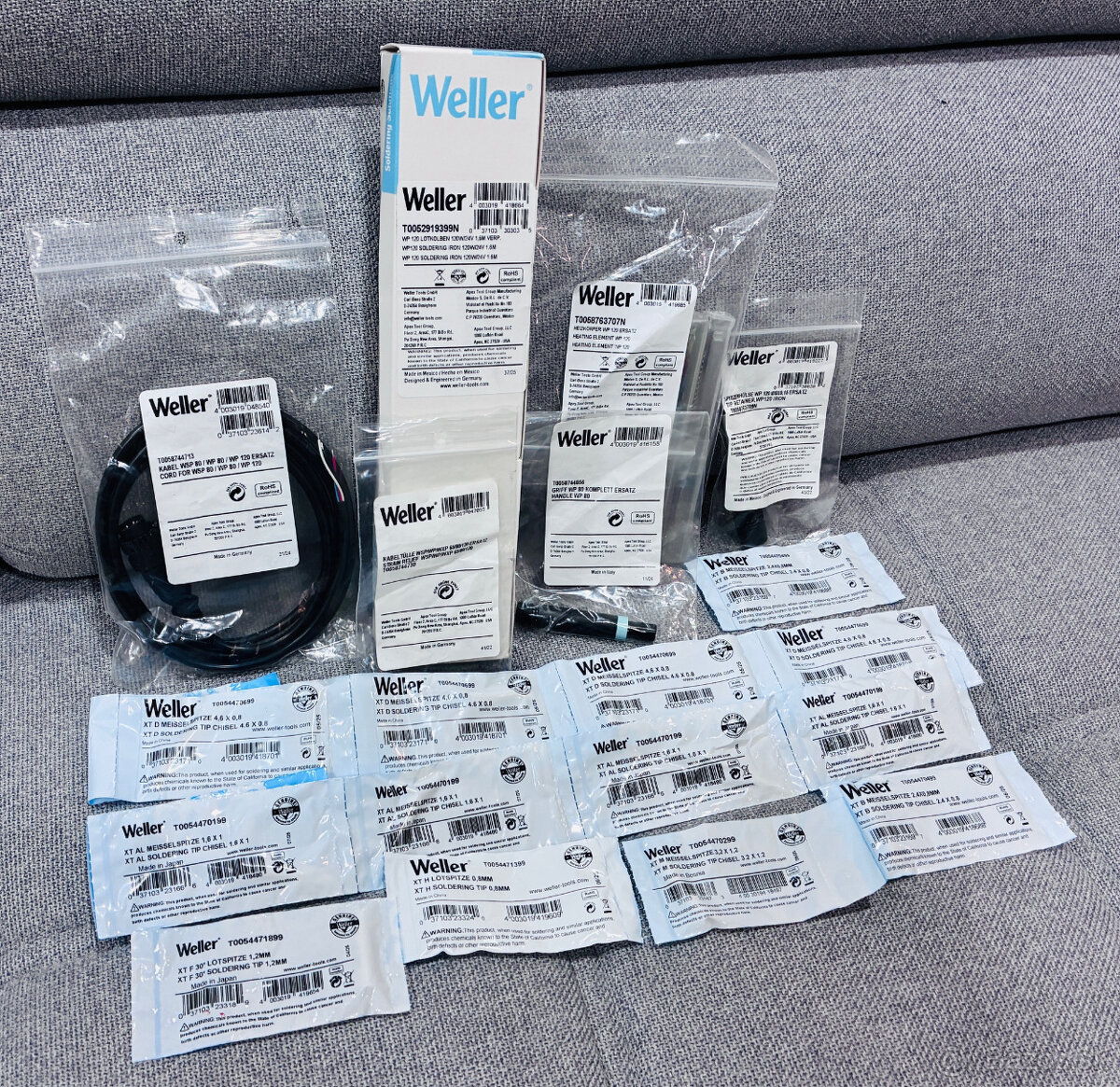 WELLER WP 120 plus príslušenstvo - 6