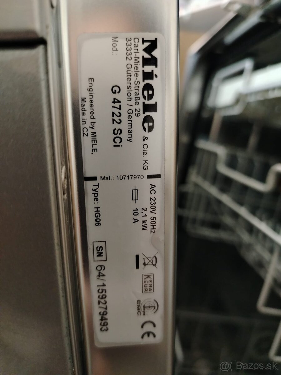 Dobrý deň predám Miele umývačku - 6