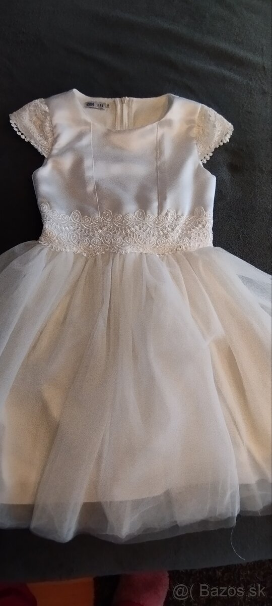 Detské bielučké šaty - 6