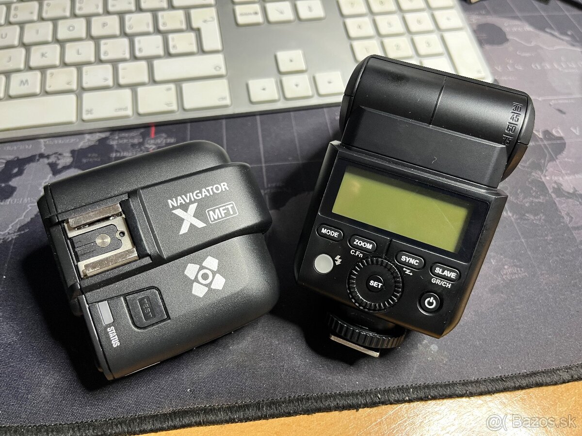 Quadralite Stroboss 36 a odpaľovač Navigation X - Panasonic - 6