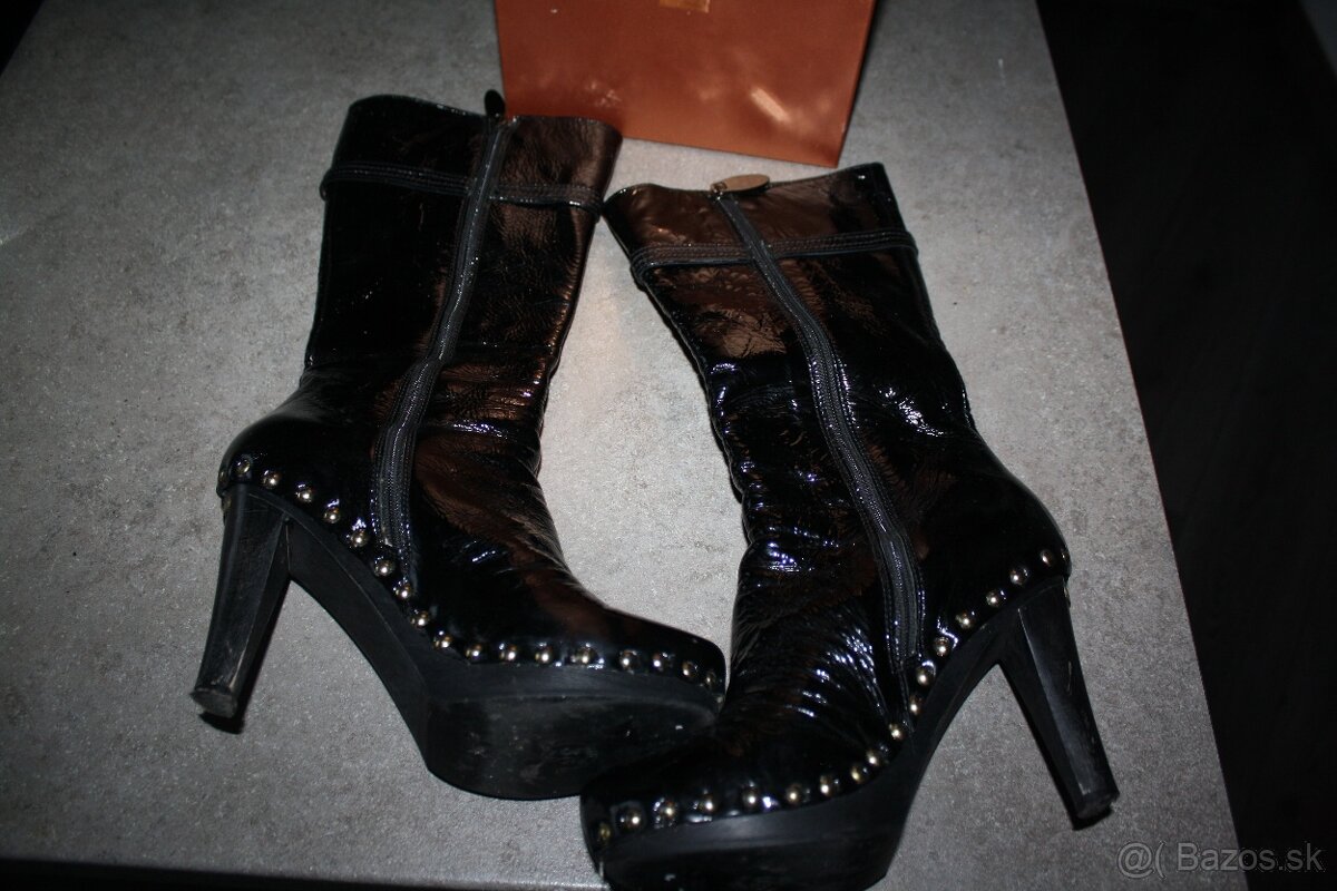 Baldinini kozene cižmy vel.36 - 6