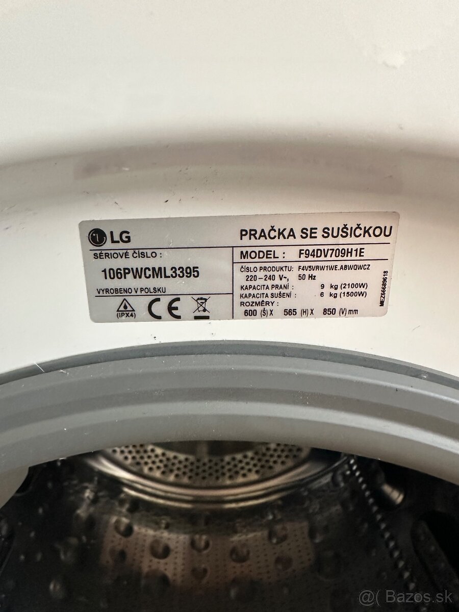 LG so Susickou 9/6 kg - 6