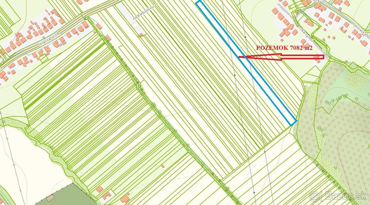 Na predaj orná pôda 7.082 m2 - Košeca - 6
